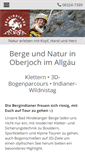 Mobile Screenshot of bergindianer.de